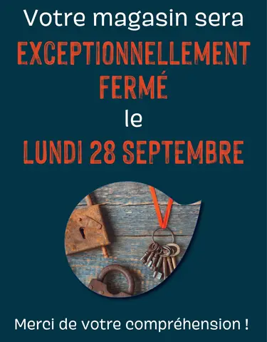 Fermeture exceptionnelle