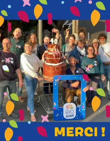 Merci d'avoir fêter les 40ans du réseau Biocoop avec nous !