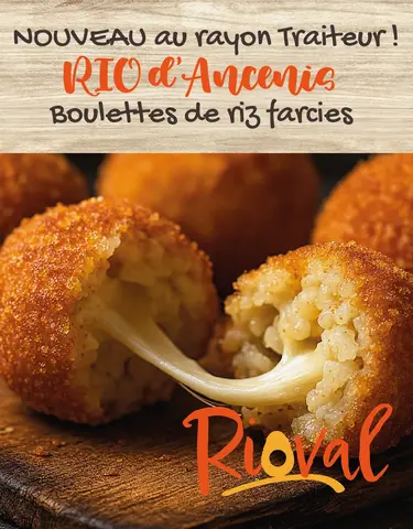 Nouveau au rayon Traiteur : RIO d'Ancenis - boulettes de riz farcies 