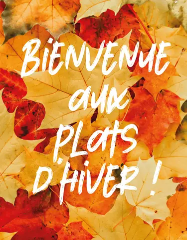 Bienvenue aux plats d'hiver !