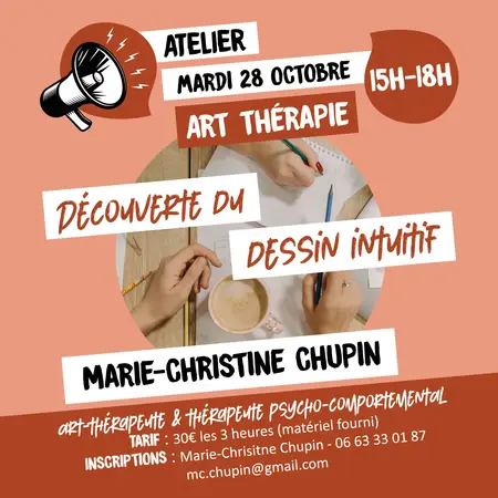 Atelier Art thérapie - Découverte du dessin intuitif