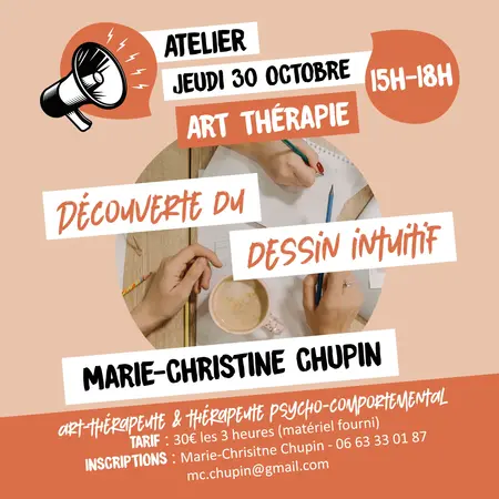 Atelier Art thérapie - Découverte du dessin intuitif