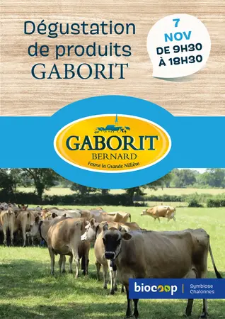 Dégustation de produits GABORIT
