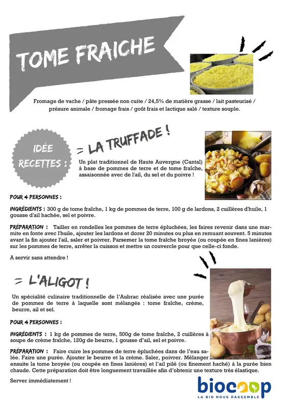 Truffade et aligot de Tomme fraîche !