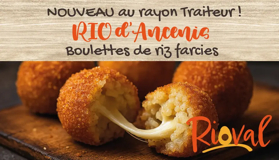Nouveau au rayon Traiteur : RIO d'Ancenis - boulettes de riz farcies 
